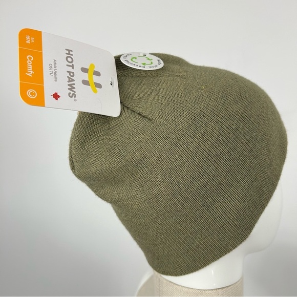 NWT Hot paws Olive Green Kids Beanie OS - Picture 4 of 8